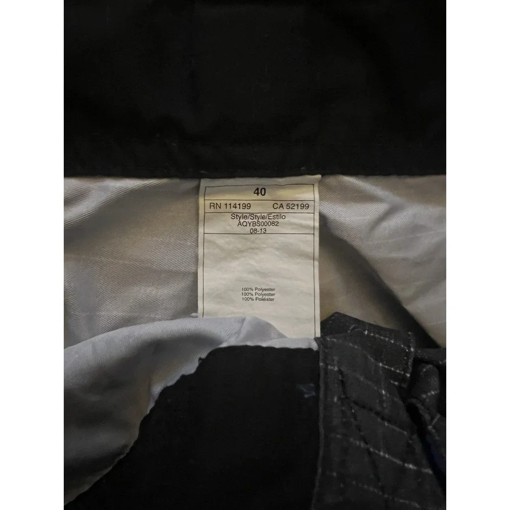 Men's Quiksilver Black Blue Board Shorts Size 40